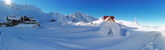 Ice hotel  – Balea Lake Transfagarasan h-way  on January